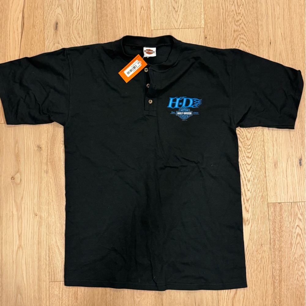 Harley Davidson Henley Tee